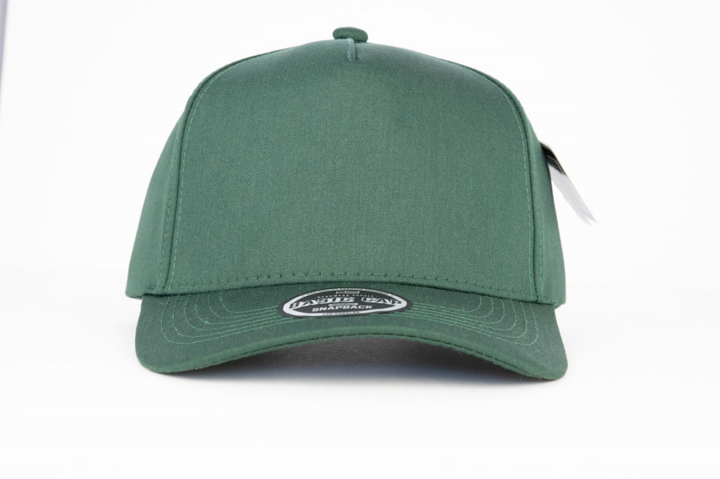 5-Panel Snapback (Curved Bill) — Olive — Dozen Pack